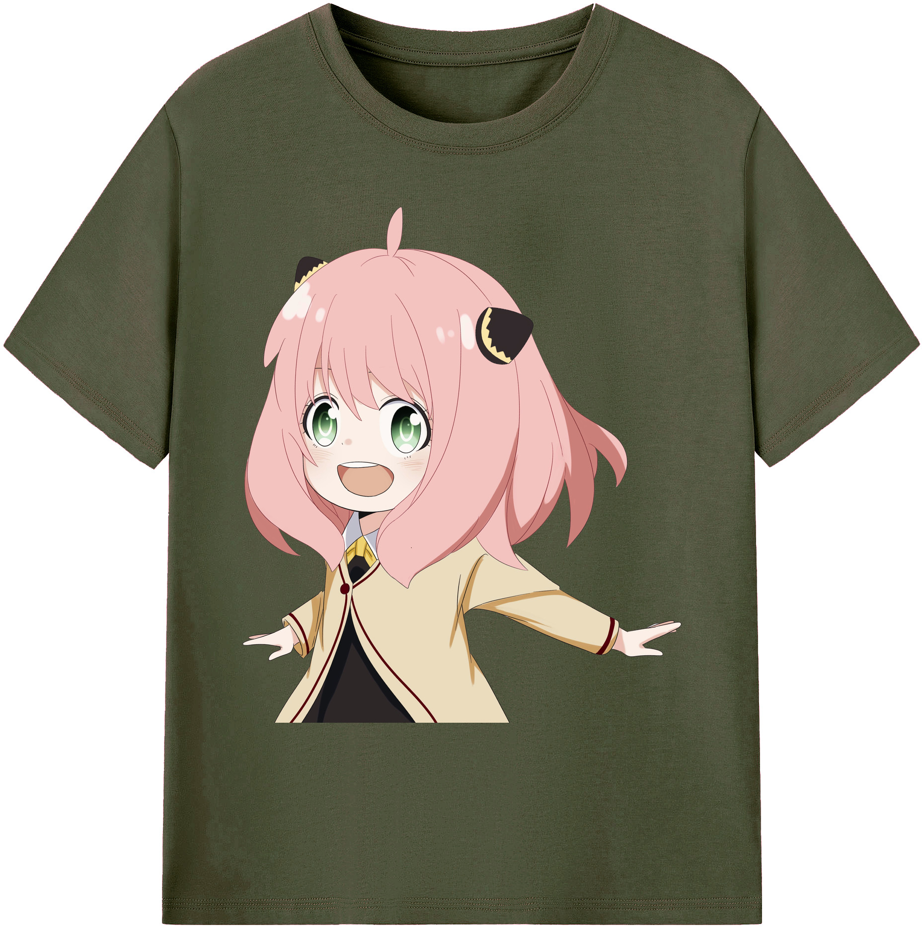 （画像用） SPY×FAMILY间谍家家酒 綿100％ メンズ半袖Tシャツ｜肌触りやわらか＆通気性